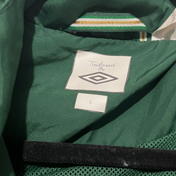 💗 Eircom - Ireland Green Zip Up Windbreaker Jacket‎ - Picture 7 of 9